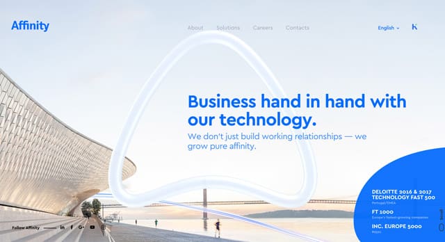 Exemple de site web avec bonne photo