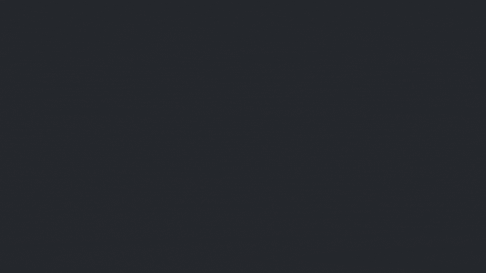 An animated text on a dark background states:
